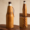 Handmade Leather Koozie-Exotic Leather